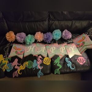 Mermaid Sea Birthday Decorations
